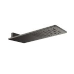 Gessi Ventaglio Deszczownica prysznicowa ścienna Black Metal Brushed PVD 33095.707