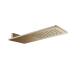 Gessi Ventaglio Deszczownica prysznicowa ścienna Warm Bronze Brushed PVD 33095.726