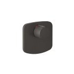 Gessi Ventaglio Mieszacz prysznicowy termostatyczny podtynkowy - element zewnętrzny Black Metal Brushed PVD 43256.707