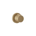 Gessi Ventaglio Zawór odcinający termostatyczny podtynkowy - element zewnętrzny Warm Bronze Brushed PVD 43268.726