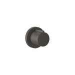 Gessi Ventaglio Zawór odcinający termostatyczny podtynkowy - element zewnętrzny Black Metal Brushed PVD 43268.707