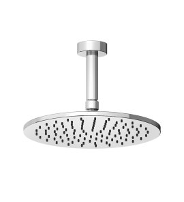 Gessi Ventaglio Deszczownica Ø 250 mm z ramieniem sufitowym (długość na zamówienie) Chrom 63350.031