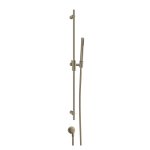 Gessi Ventaglio Drążek prysznicowy ze słuchawką, wężem 150 cm oraz przyłączem kątowym Finox Brushed Nickel 70042.149