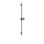 Gessi Ventaglio Drążek prysznicowy z regulowanym uchwytem Black Metal Brushed PVD 70044.707