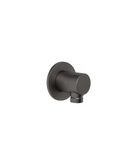 Gessi Ventaglio Przyłącze wody Black Metal Brushed PVD 63469.707