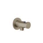 Gessi Ventaglio Uchwyt słuchawkowy z przyłączem wody Finox Brushed Nickel 63461.149