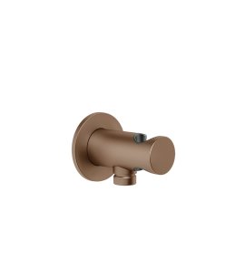 Gessi Ventaglio Uchwyt słuchawkowy z przyłączem wody Copper Brushed PVD 63461.708