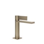 Gessi Inverso Diamantato Bateria umywalkowa z korkiem klik-klak Finox Brushed Nickel 73651.149