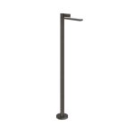 Gessi Inverso Diamantato Bateria umywalkowa wolnostojąca - element zewnętrzny Black Metal Brushed PVD 73695.707