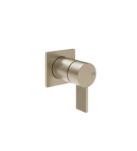 Gessi Inverso Diamantato Mieszacz podtynkowy jednodrożny - element zewnętrzny Finox Brushed Nickel 73619.149