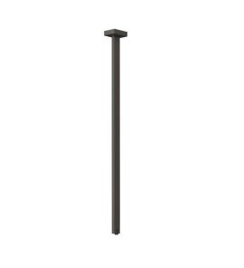 Gessi Inverso Diamantato Wylewka umywalkowa sufitowa (długość na zamówienie) Black Metal Brushed PVD 20199.707