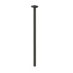 Gessi Inverso Diamantato Wylewka umywalkowa sufitowa (długość na zamówienie) Black Metal Brushed PVD 20199.707