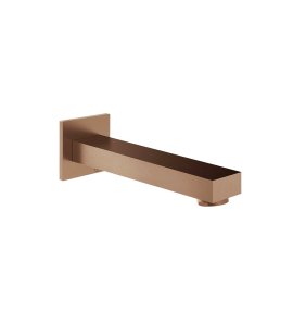 Gessi Inverso Diamantato Wylewka wannowa podtynkowa 180 mm - element zewnętrzny Copper Brushed PVD 73103.708