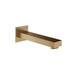Gessi Inverso Diamantato Wylewka wannowa podtynkowa 180 mm - element zewnętrzny Warm Bronze Brushed PVD 73103.726
