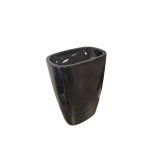      NIC Design MILK Umywalka wolnostojąca z korkiem nero glossy 001290.008 + 007403.008 WYPRZEDAŻ EKSPOZYCJI!!