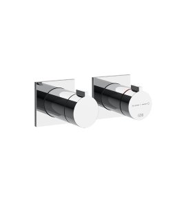 Gessi Inverso Diamantato Bateria prysznicowa termostatyczna podtynkowa 1-drożna - element zewnętrzny Chrom 73032.031
