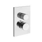 Gessi Inverso Diamantato Bateria podtynkowa termostatyczna 3-drożna - element zewnętrzny Chrom 73637.031