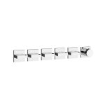 Gessi Inverso Diamantato Bateria prysznicowa termostatyczna podtynkowa 5-drożna - element zewnętrzny Chrom 44340.031