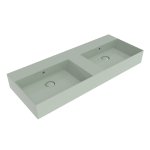 Flaminia App Umywalka podwójna stawiana/ścienna 120x47 verde giada glossy AP120LVG