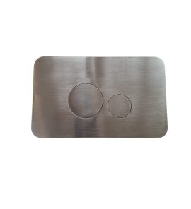 Ritmonio Przycisk przedni do spłuczki brushed black chrome 78T003BLX