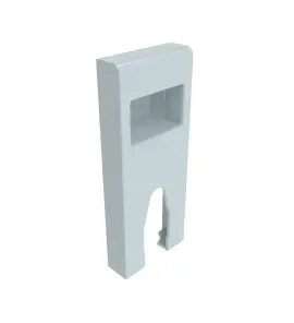 Flaminia Niagara Półka do bidetu 41,5x98,5 azzurro polvere glossy TR40AP