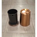 Galatea Design – kosz łazienkowy 10 l, miedź szczotkowana, GD10LRG