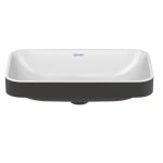   Duravit Happy D.2 Umywalka stawiana 60x40 biały połysk/antracyt mat 2359610000 W MAGAZYNIE !!!