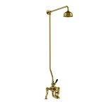 Lefroy Brooks Classic Bateria wannowa 2-otworowa z deszczownicą Ø 200 mm Polished Brass DMBL8822PB