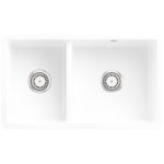   Villeroy&Boch Subway 80U Zlewozmywak ceramiczny 2 komory podwieszane biały 338801R1  WMAGAZYNIE 