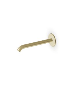 Zucchetti Sablier Wylewka ścienna podtynkowa 225 mm Brushed British Gold PVD Z92263.XP31
