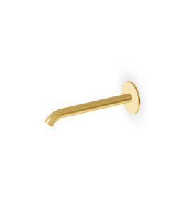 Zucchetti Sablier Wylewka ścienna podtynkowa 225 mm Brushed Gold PVD Z92263.XP41