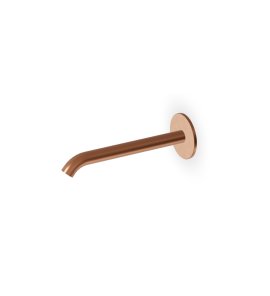 Zucchetti Sablier Wylewka ścienna podtynkowa 225 mm Brushed Copper PVD Z92263.XP91