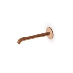 Zucchetti Sablier Wylewka ścienna podtynkowa 225 mm Brushed Copper PVD Z92263.XP91