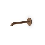 Zucchetti Sablier Wylewka ścienna podtynkowa 225 mm Matt Chocolate PVD Z92263.XSP21
