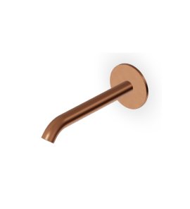 Zucchetti Sablier Wylewka ścienna podtynkowa 205 mm Brushed Copper PVD Z92264.XP91