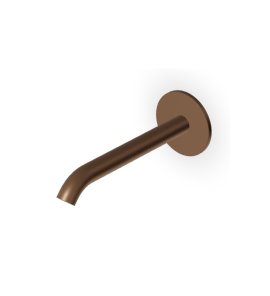Zucchetti Sablier Wylewka ścienna podtynkowa 205 mm Matt Chocolate PVD Z92264.XSP21