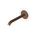Zucchetti Sablier Wylewka ścienna podtynkowa 205 mm Matt Chocolate PVD Z92264.XSP21