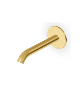 Zucchetti Sablier Wylewka ścienna podtynkowa 175 mm Brushed Gold PVD Z92265.XP41