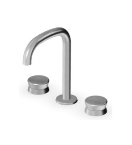 Zucchetti Sablier Bateria umywalkowa 2-otworowa Brushed Stainless Steel ZSL5342.X