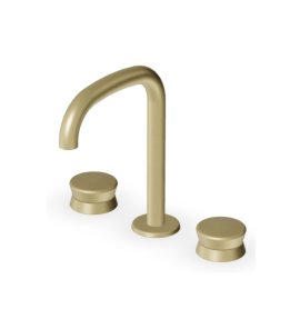 Zucchetti Sablier Bateria umywalkowa 2-otworowa Brushed British Gold PVD ZSL5342.XP31