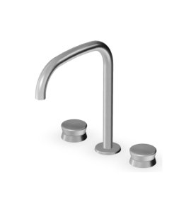 Zucchetti Sablier Bateria umywalkowa 3-otworowa Brushed Stainless Steel ZSL5343.X