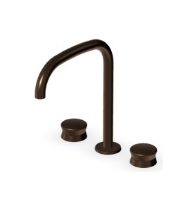Zucchetti Sablier Bateria umywalkowa 3-otworowa Brushed Chocolate PVD ZSL5343.XP21