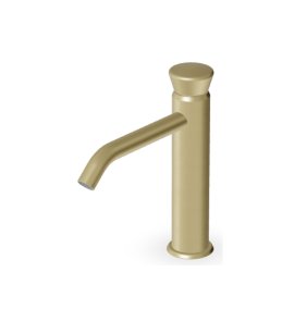 Zucchetti Sablier Bateria umywalkowa jednouchwytowa Brushed British Gold PVD ZSL557.XP31