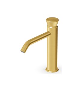 Zucchetti Sablier Bateria umywalkowa jednouchwytowa Brushed Gold PVD ZSL557.XP41