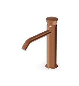 Zucchetti Sablier Bateria umywalkowa jednouchwytowa Brushed Copper PVD ZSL557.XP91