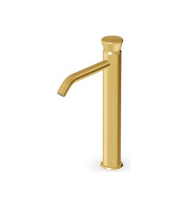 Zucchetti Sablier Bateria umywalkowa jednouchwytowa Brushed Gold PVD ZSL558.XP41