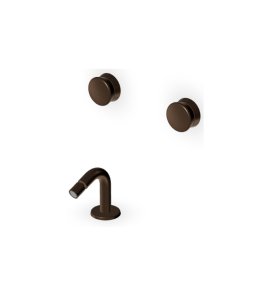 Zucchetti Sablier Bateria bidetowa podtynkowa z wylewką stojącą Brushed Chocolate PVD ZSL5737.XP21