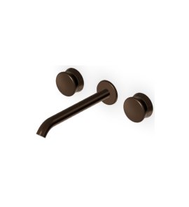 Zucchetti Sablier Bateria umywalkowa podtynkowa 3-otworowa - element zewnętrzny Brushed Chocolate PVD ZSL5780.XP21