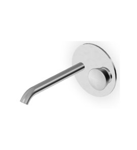Zucchetti Sablier Bateria umywalkowa podtynkowa 225 mm - element zewnętrzny Brushed Stainless Steel ZSL735.X