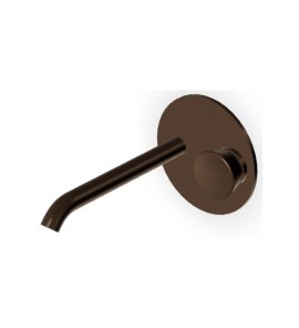 Zucchetti Sablier Bateria umywalkowa podtynkowa 225 mm - element zewnętrzny Brushed Chocolate PVD ZSL735.XP21